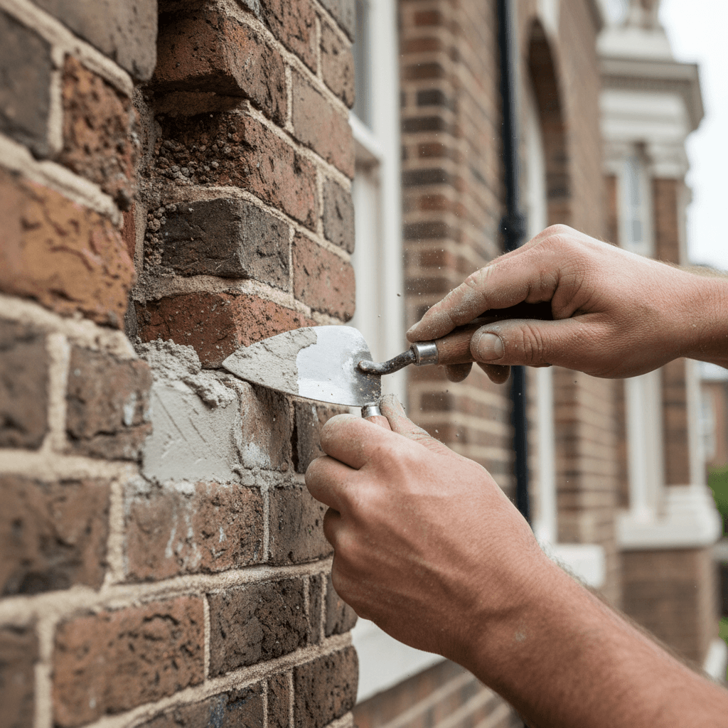 Structural repair on commercial building