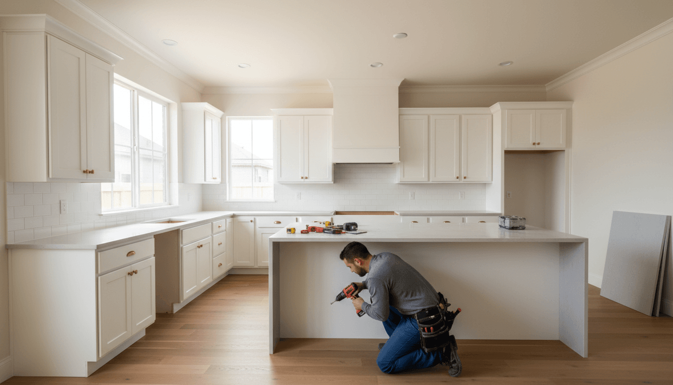 Completed kitchen renovation